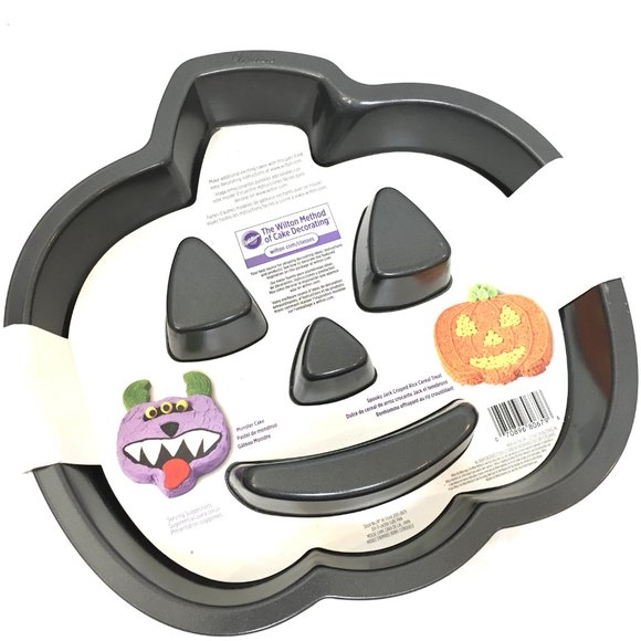 WILTON Non-Stick Pumpkin Cake Baking Halloween Pan NWT - Picture 3 of 8